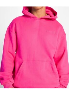 Comfrt Signature Cloud Hoodie in Hot Pink - Size Large